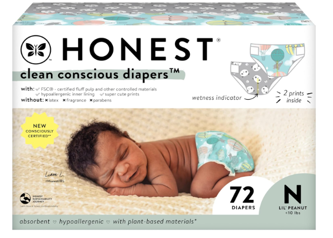 Eco friendly diapers